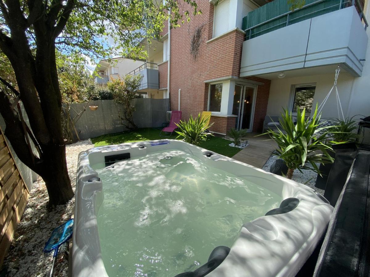 Appartamento Le Jungle : T2 Avec Jardin Et Jacuzzi Blagnac Esterno foto