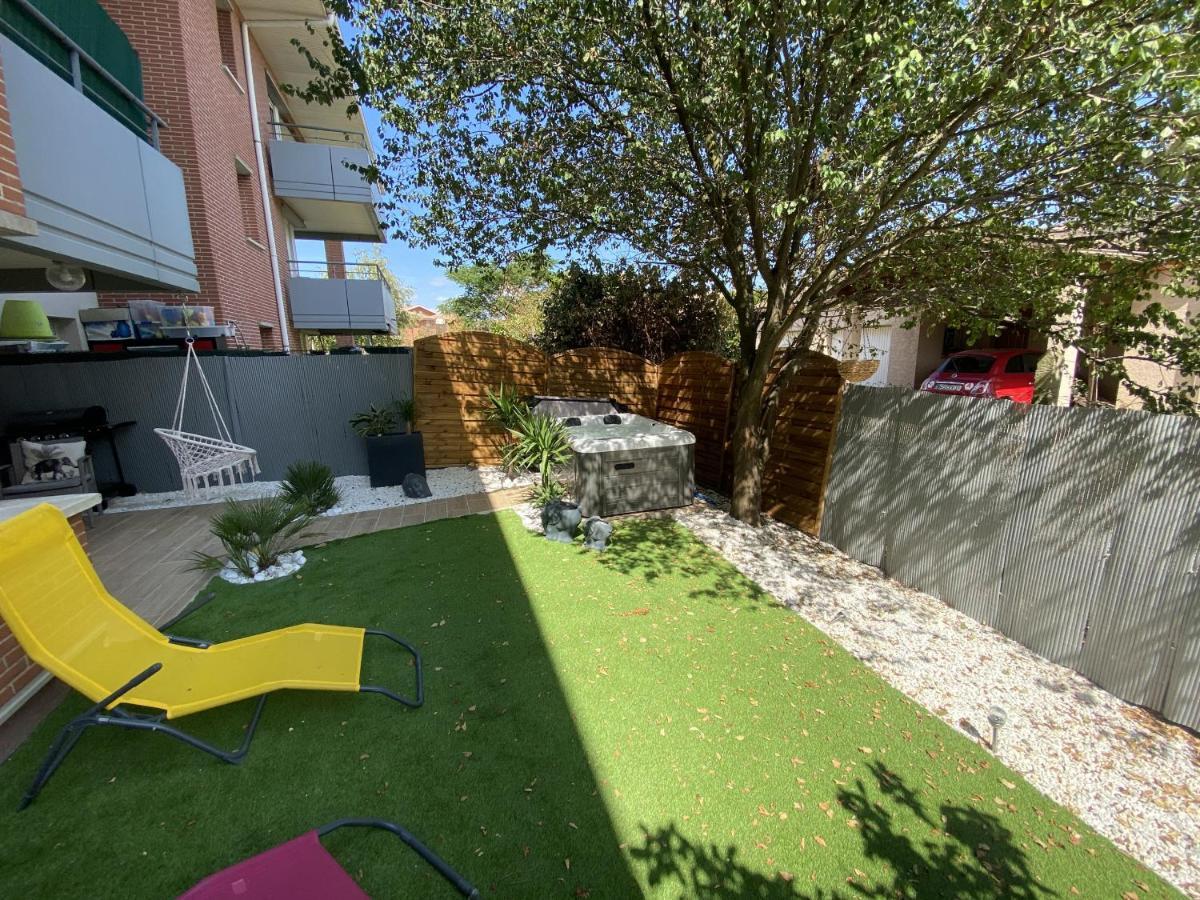 Appartamento Le Jungle : T2 Avec Jardin Et Jacuzzi Blagnac Esterno foto